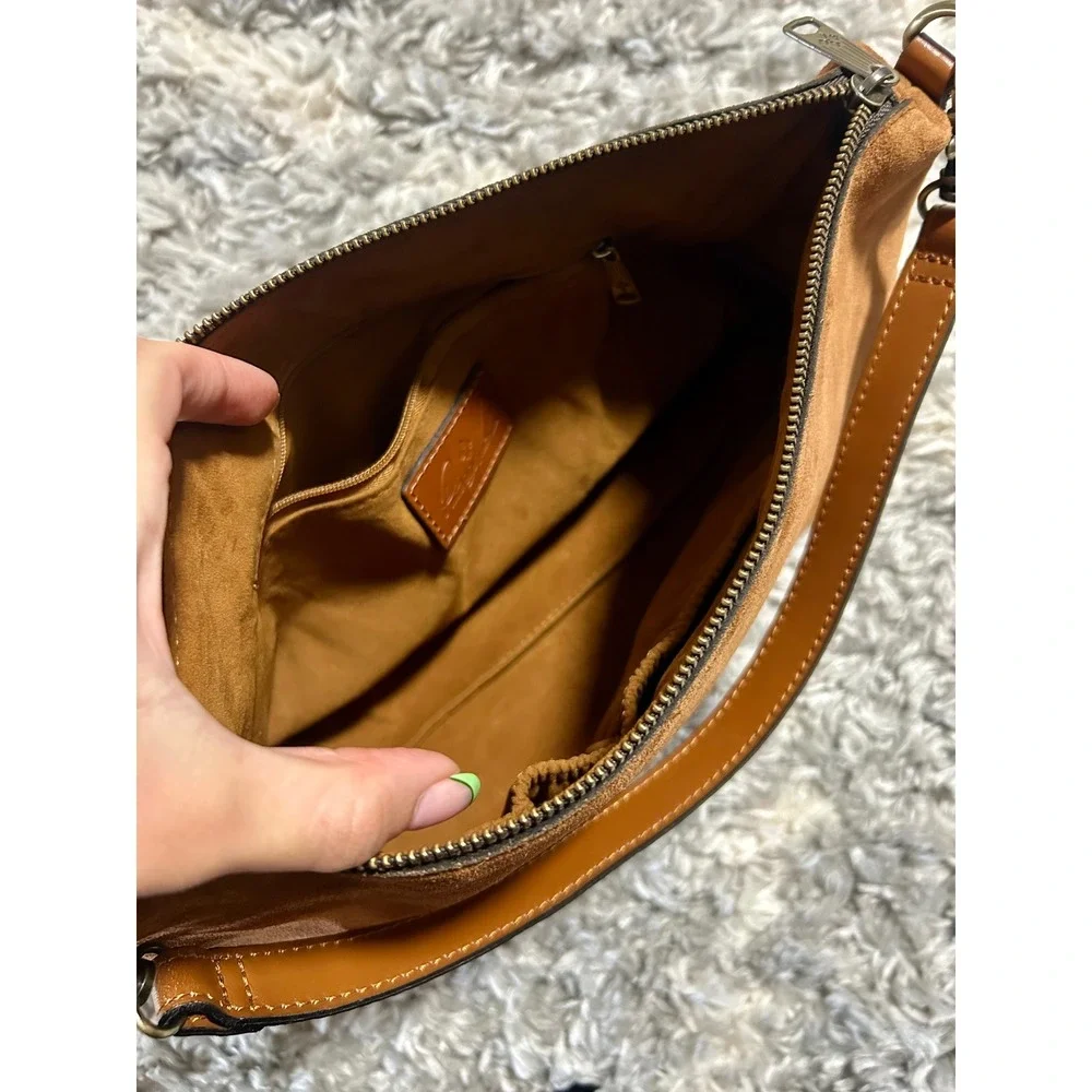 Patricia Nash Maura Suede Bag in‎ Light Tan